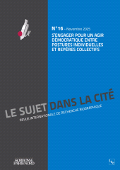 E-book, S'engager pour un agir démocratique entre postures individuelles et repères collectifs, Téraèdre éditions