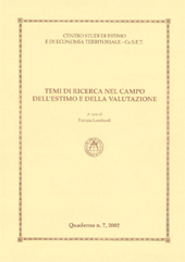 Article, Lo sviluppo delle metodologie estimative nei paesi anglosassoni, Firenze University Press