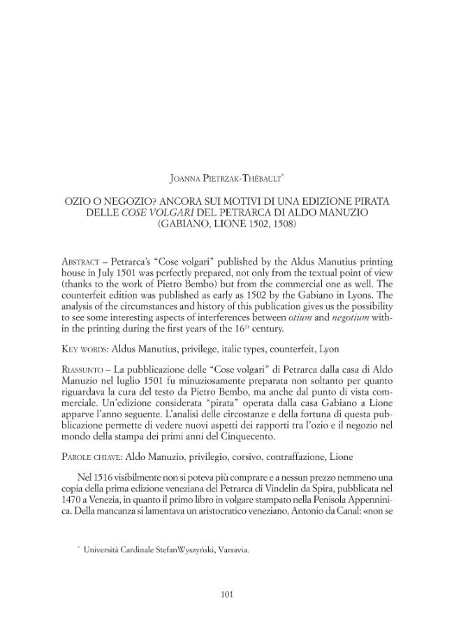 Pagina campione