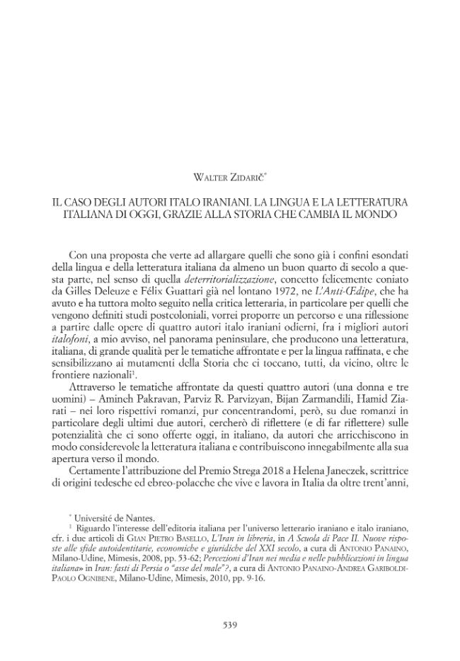 Pagina campione