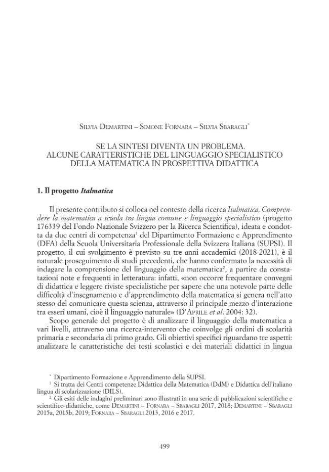 Pagina campione