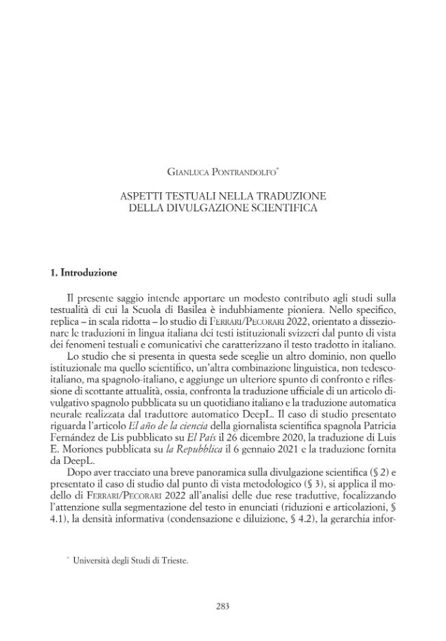 Pagina campione