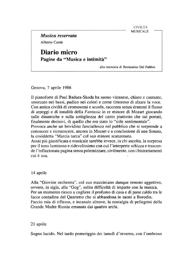 Pagina campione