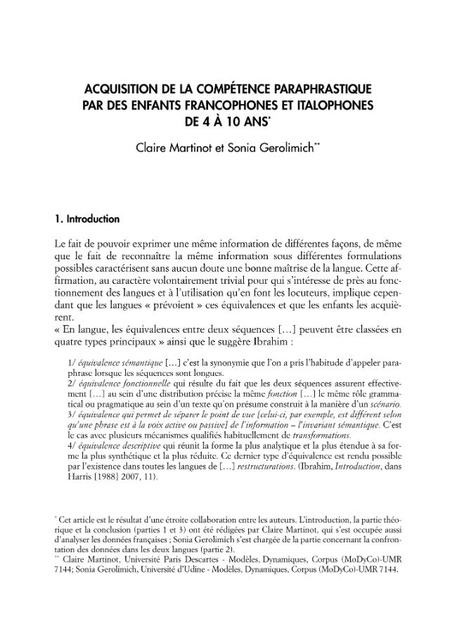 Exemple de page