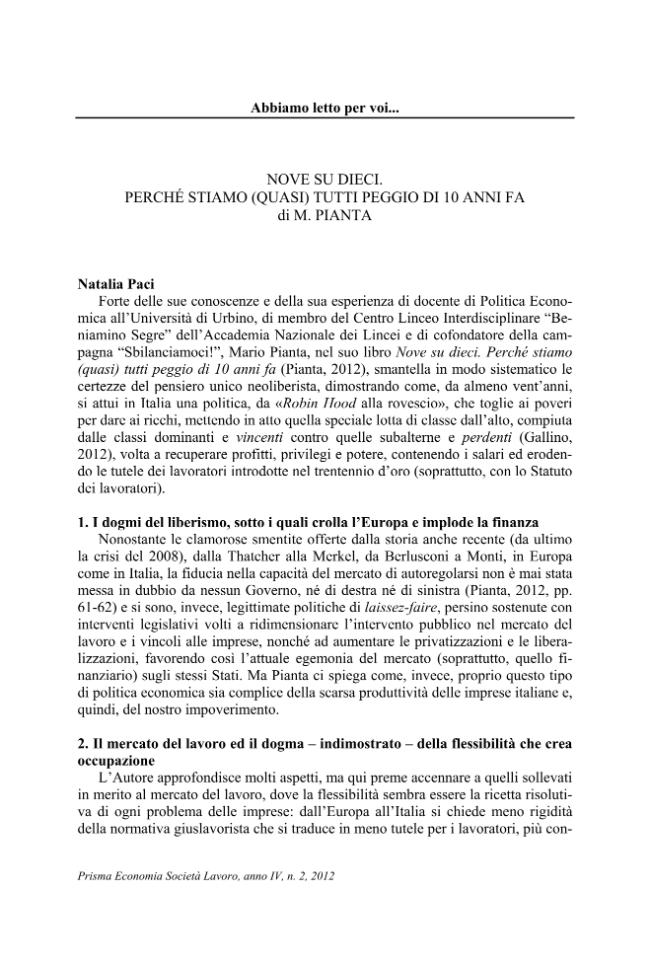 Pagina campione