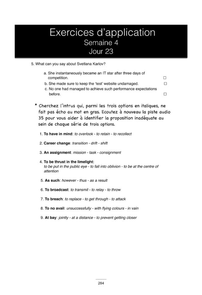 Exemple de page