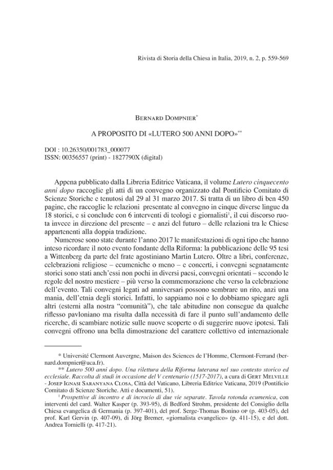 Pagina campione