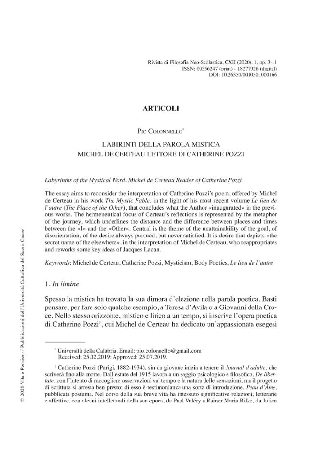 Pagina campione