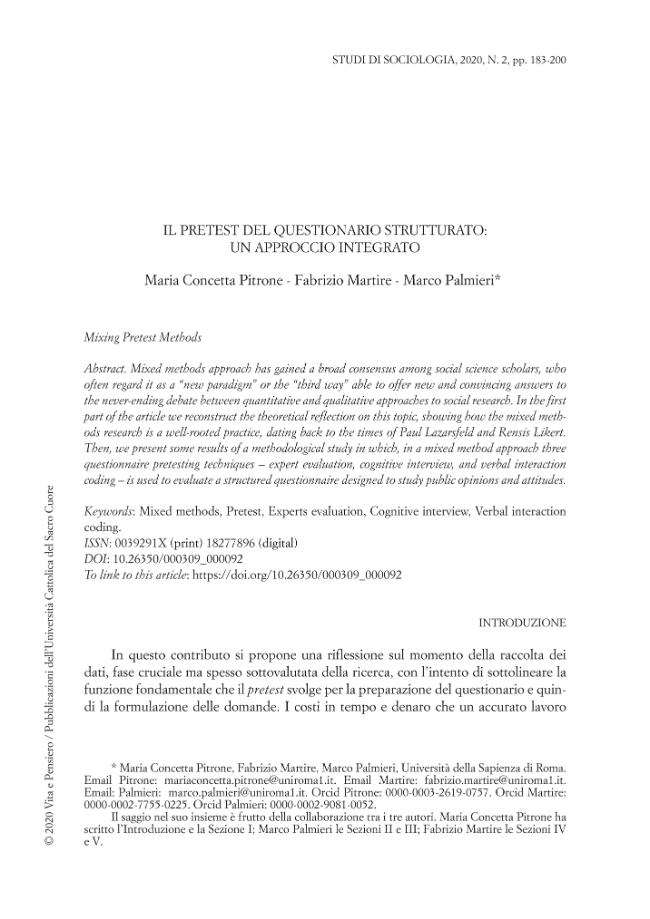 Pagina campione