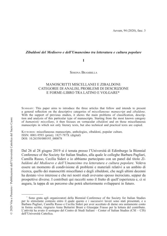 Pagina campione