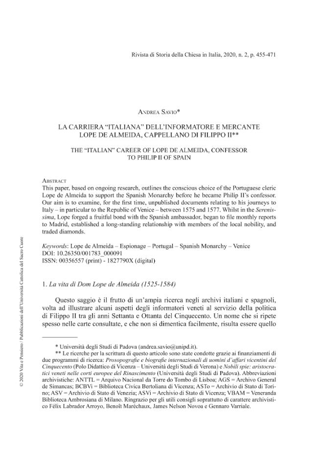 Pagina campione