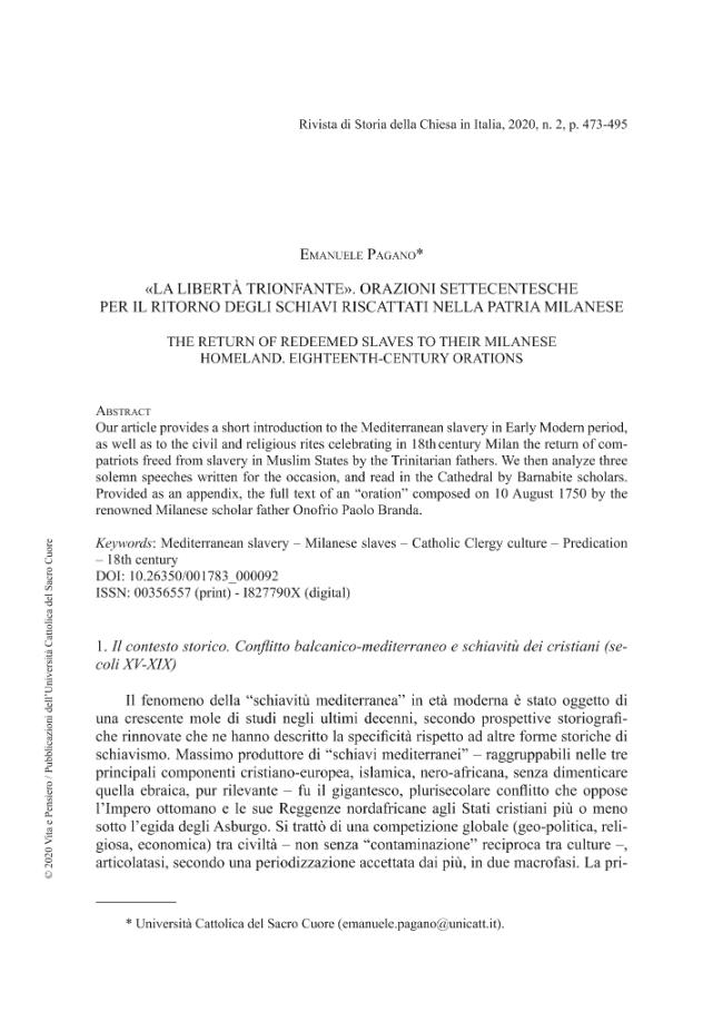 Pagina campione
