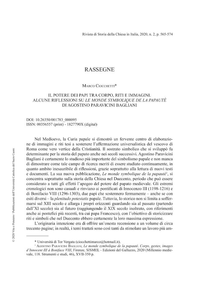 Pagina campione