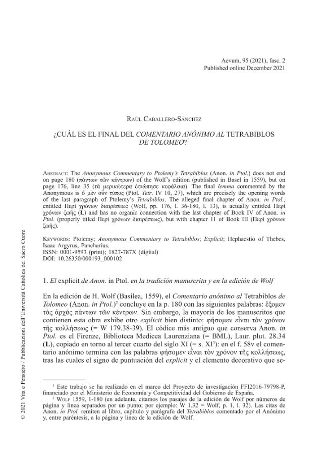 Pagina campione
