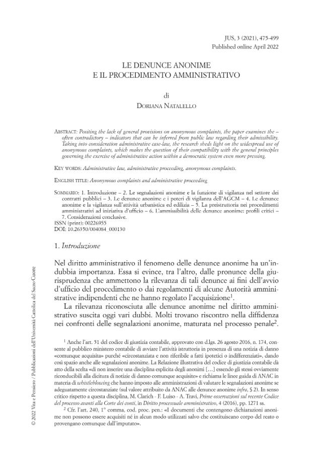 Pagina campione