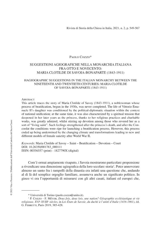 Pagina campione