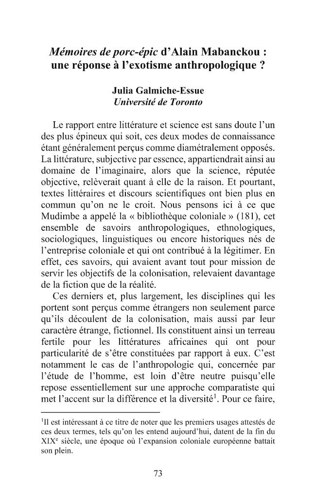 Exemple de page