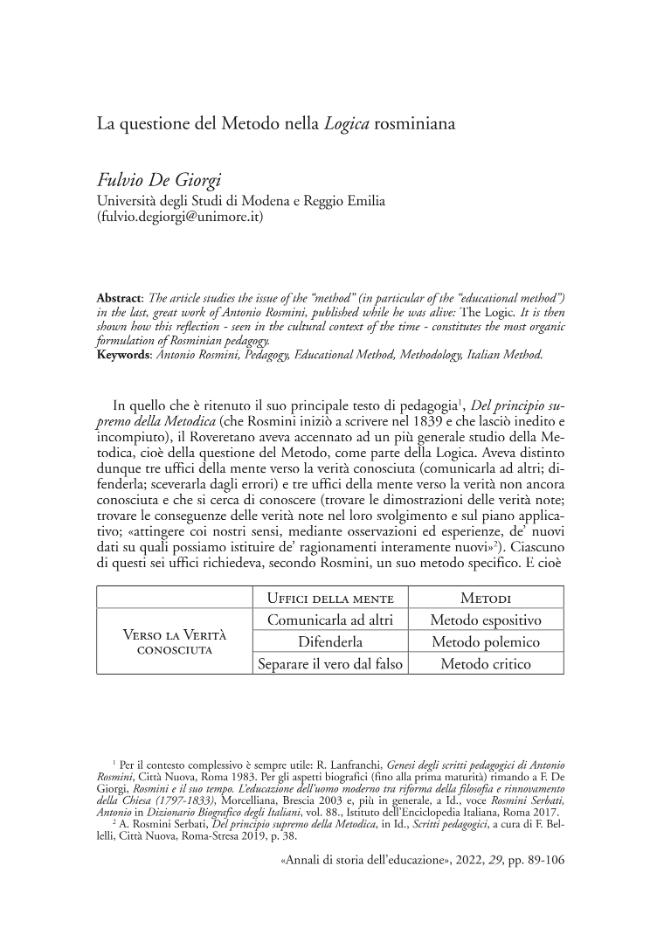 Pagina campione