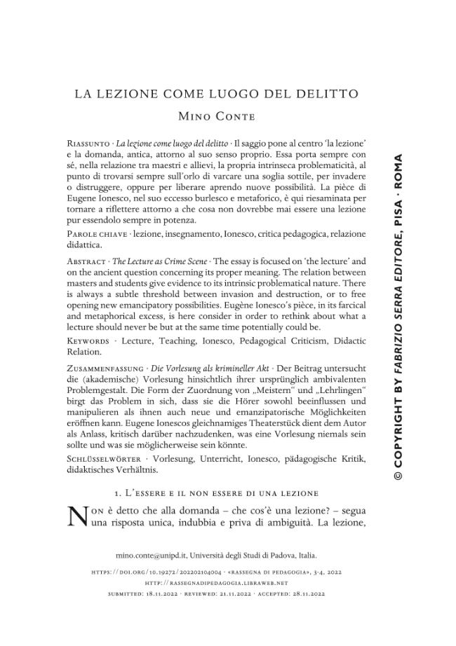 Pagina campione