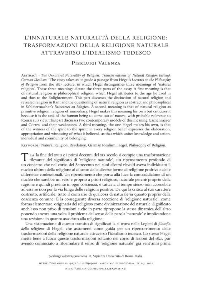 Pagina campione