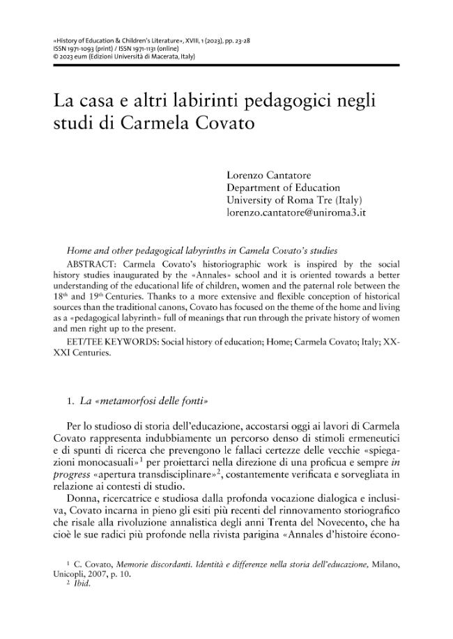 Pagina campione