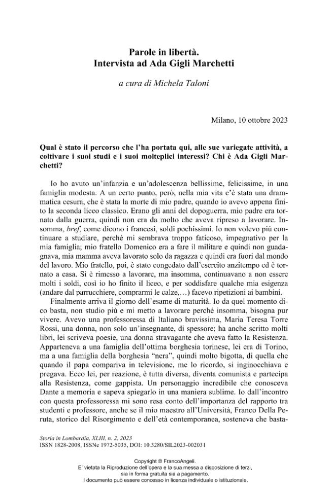Pagina campione