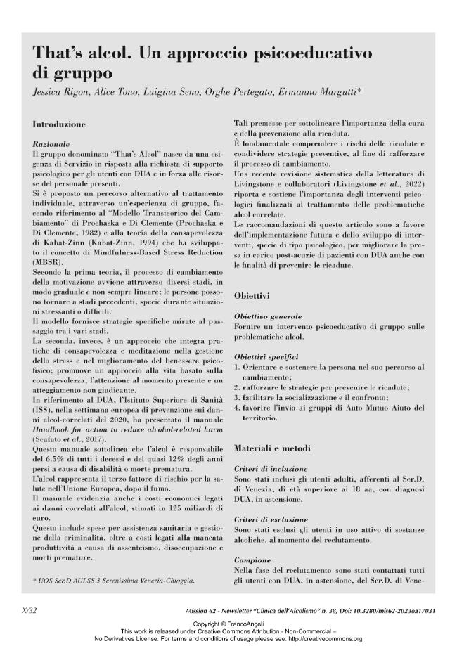 Pagina campione
