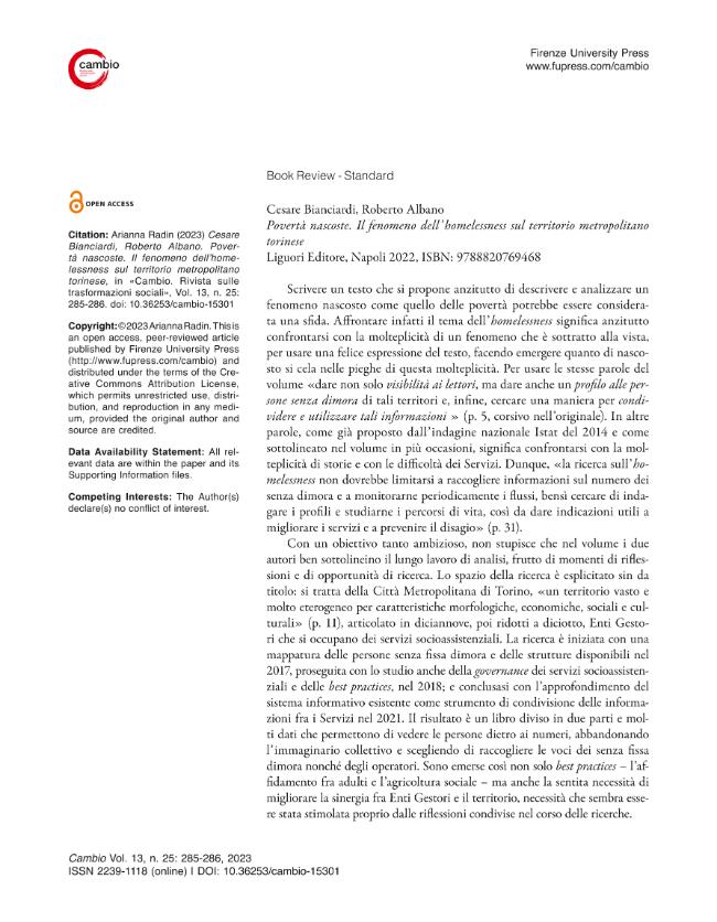 Pagina campione