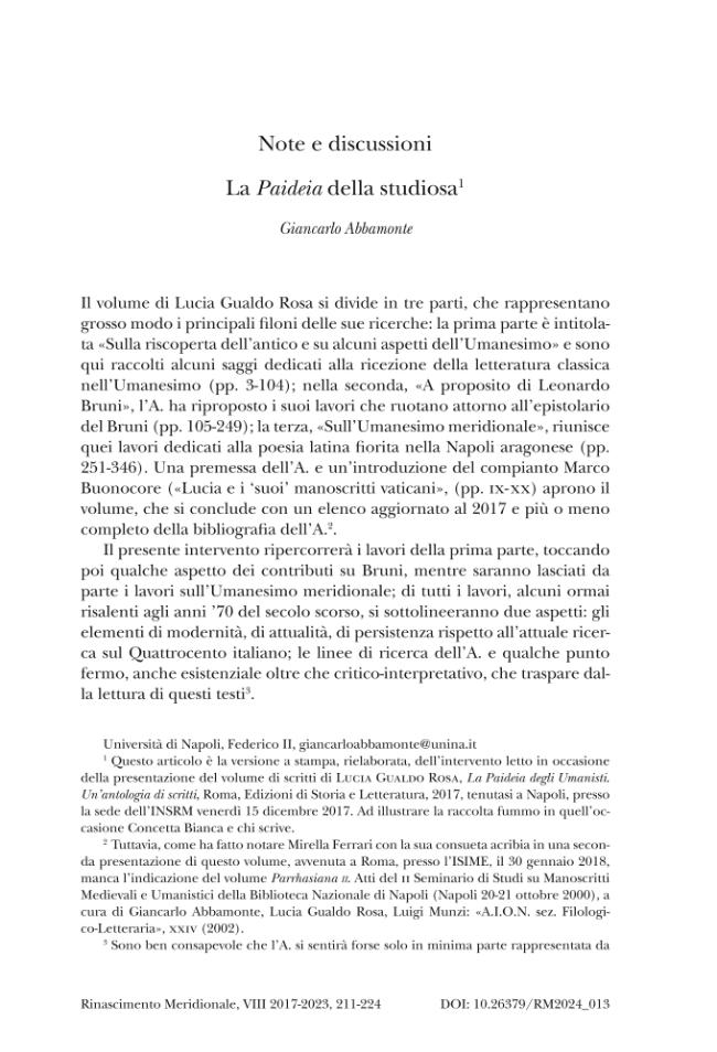 Pagina campione