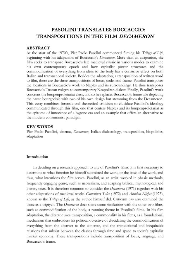 Pagina campione