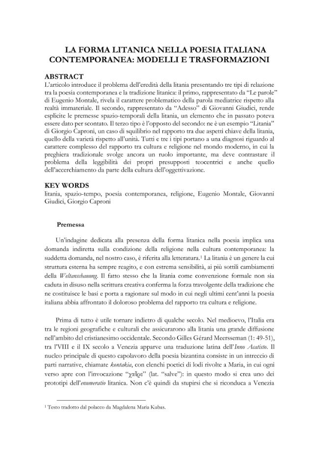Pagina campione