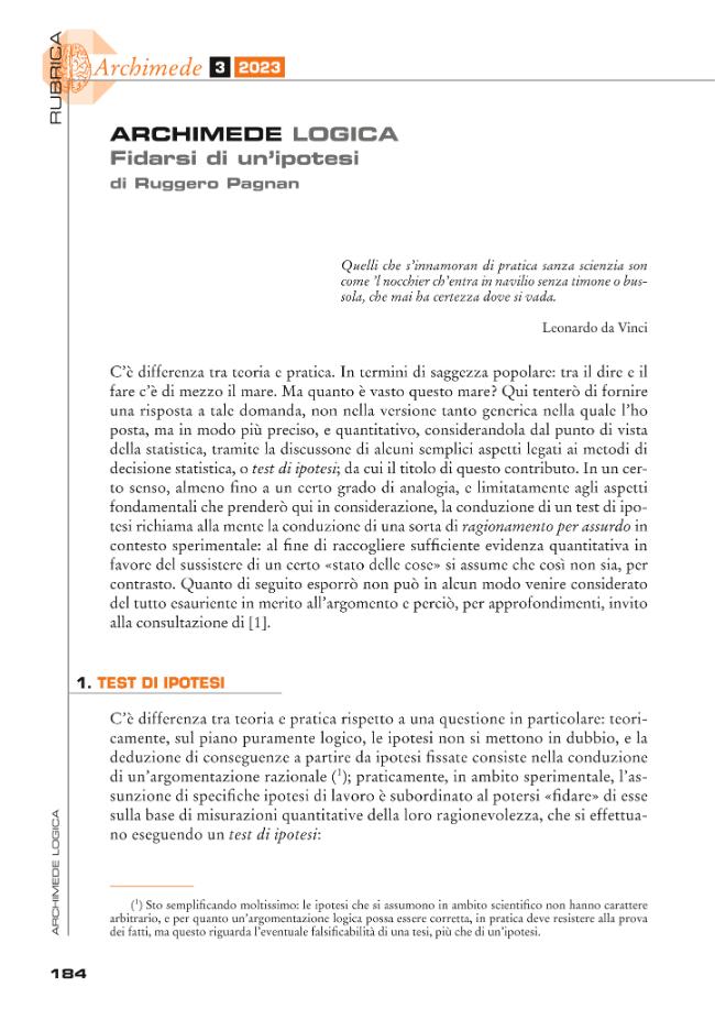 Pagina campione
