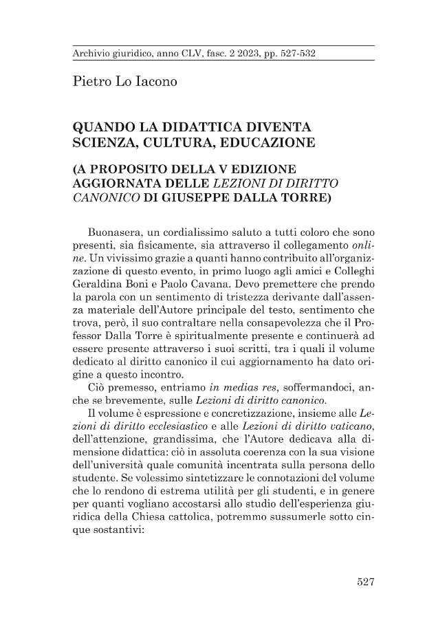 Pagina campione