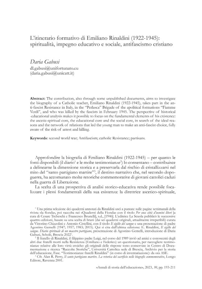 Pagina campione