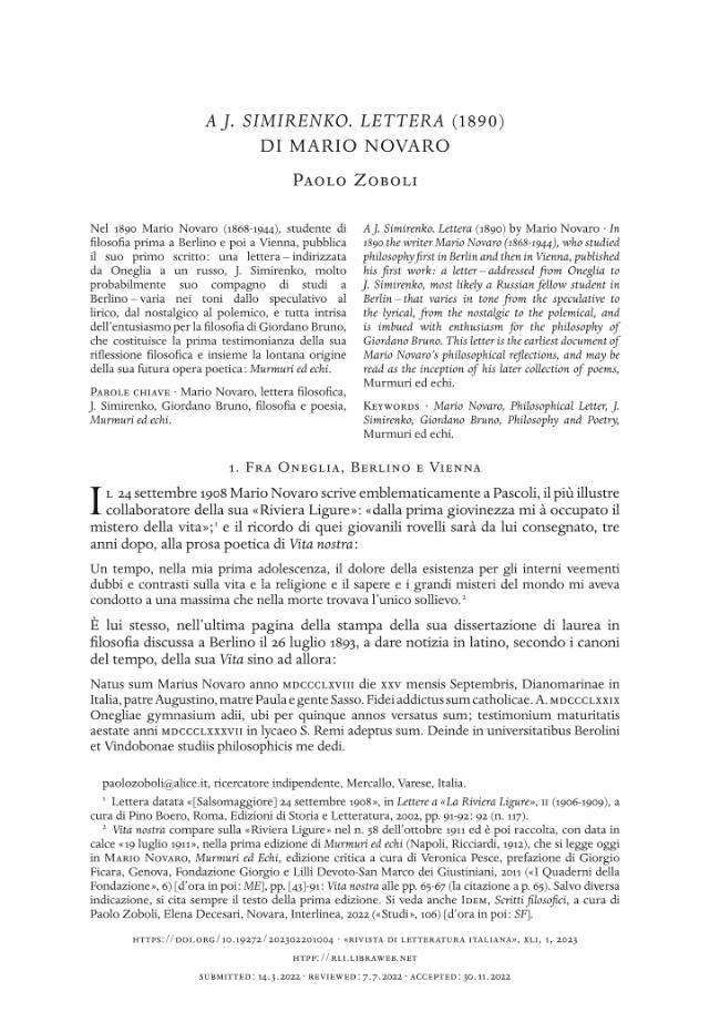 Pagina campione