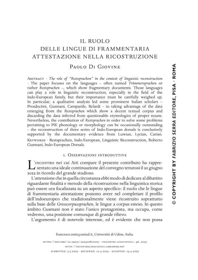 Pagina campione