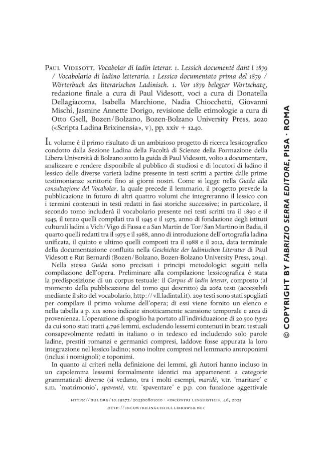 Pagina campione