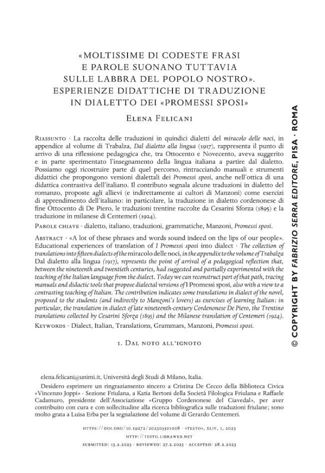 Pagina campione