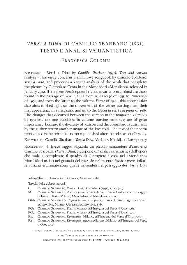 Pagina campione