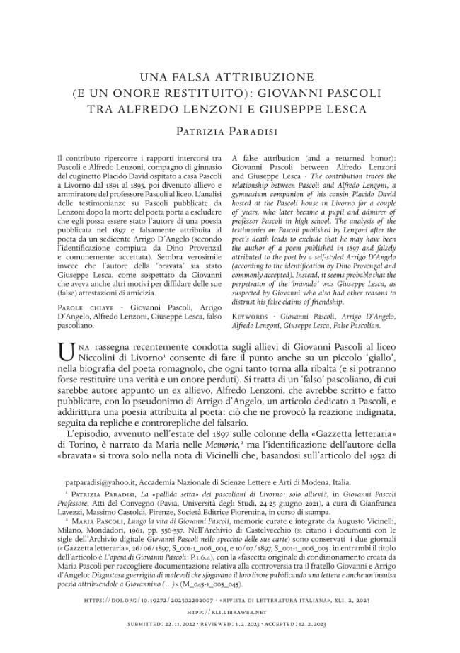 Pagina campione
