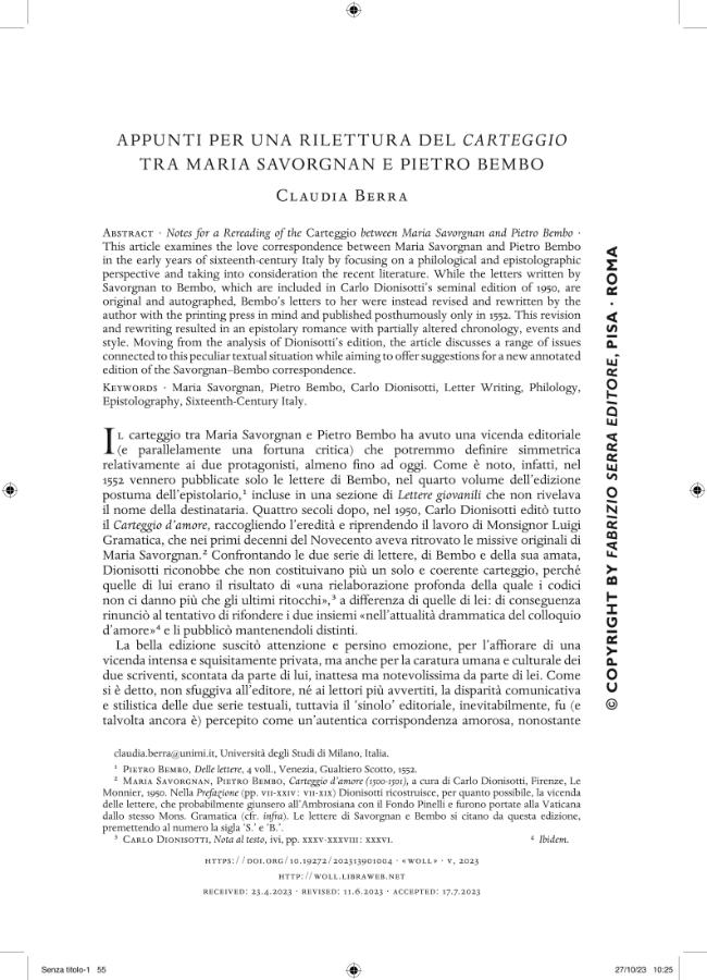 Pagina campione