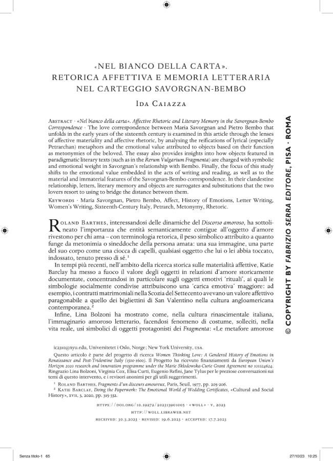 Pagina campione