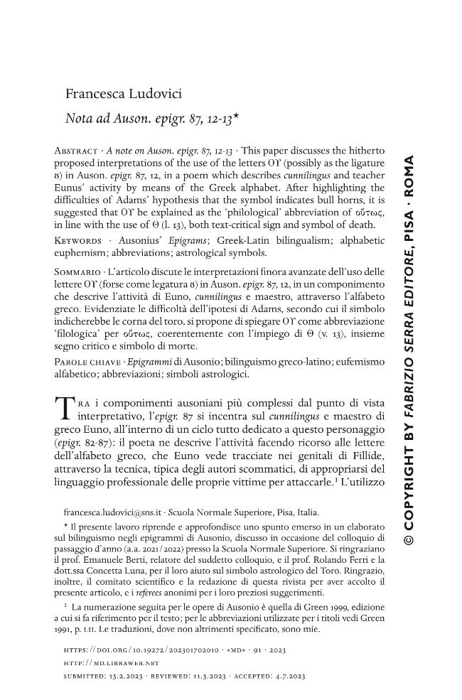 Pagina campione