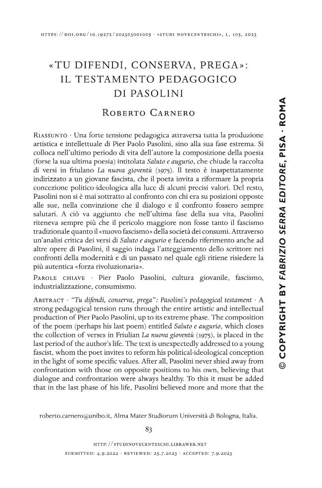 Pagina campione
