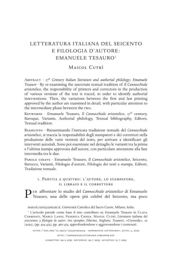Pagina campione