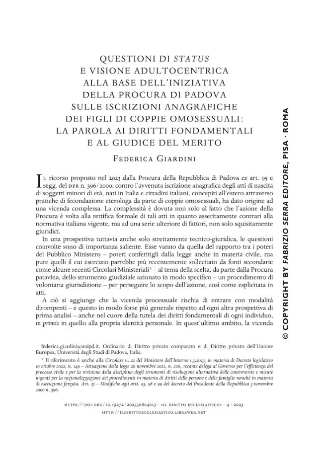 Pagina campione