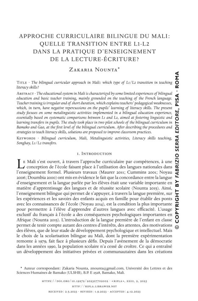 Exemple de page