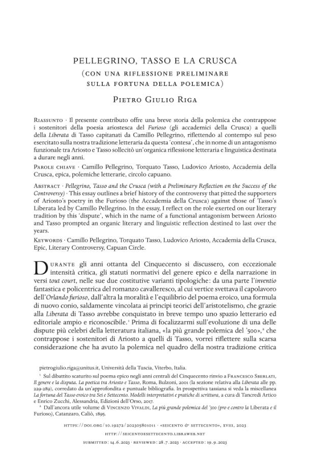Pagina campione