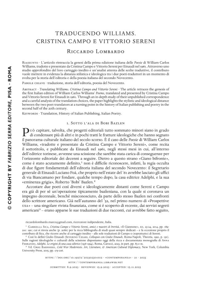 Pagina campione