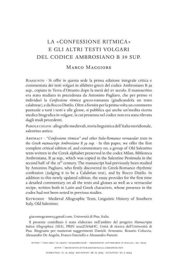 Pagina campione